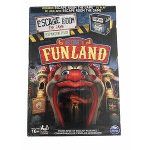 ESCAPE ROOM THE GAME  FUNLAND Expansion Pack - 100% COMPLETE Never Used Open Box